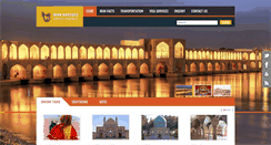 Desktop Screenshot of iran-touroperator.com