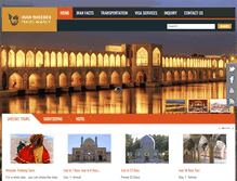 Tablet Screenshot of iran-touroperator.com